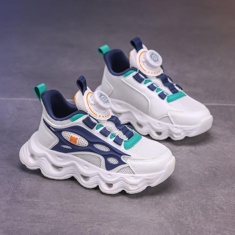 Boys' Breathable Mesh Sports Shoes - Summer Running Shoes for Big Kids