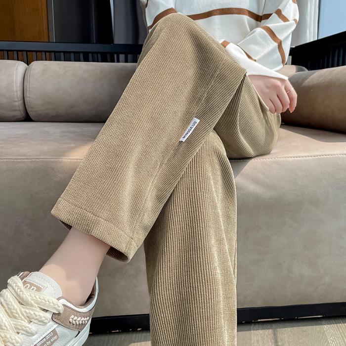 Pantaloni Harem Skinny pentru Femei - Elegante Picioare Drepte Înguste pentru Toamnă, Primăvară și Iarnă 2025