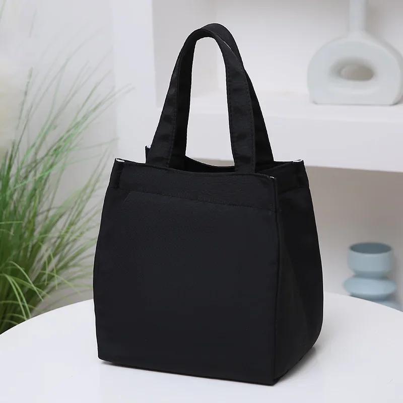 High Capacity Lunch Bag with Aluminum Foil Insulated Thermal Cooler Lunch Box Tote Picnic Travel Pouch Oxford Cloth Handbags