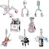S925 Silver DIY Beaded Headphone Accessories For Violin And Piano Decoration
