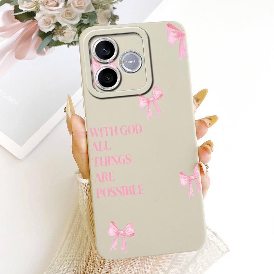 For Honor 600 Lite 5G Honor600 Cute Cat Flower Cartoon Phone Case For Honor 600 600Lite Soft Silicone Covers Bumpers