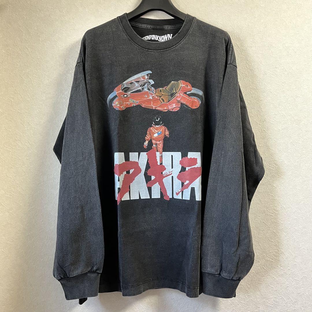 

[USED] AKIRA long sleeve T-shirt with vintage finish