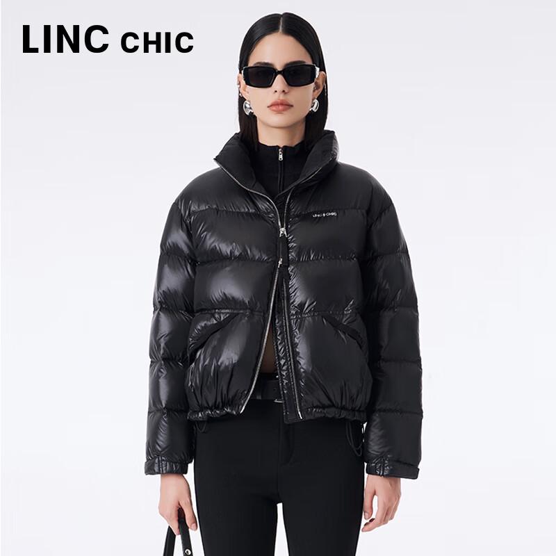 JINYUJIE Women's Short Stand Collar Puffer Down Jacket