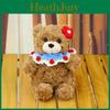 Plüsch-Teddybär-Geschenk mit Rosenblüten für Abschluss- und Weihnachtsfeiern