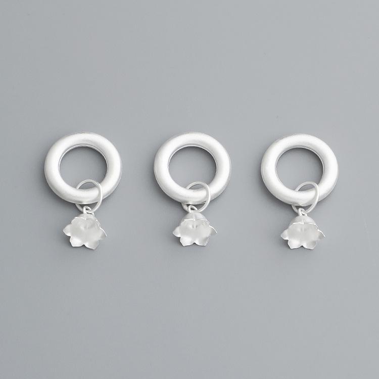 S990 Sterling Silver Lily of the Valley Pendant Bracelet/Necklace Charm