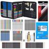 Corslet 48 Pcs Oil Colour Pencil Set Art Supplies Artist Colour Set Sketch Kit Drawing Colouring Set For Students Adults