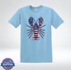American Flag Lobster Patriotic Fourth Of July T-Shirt