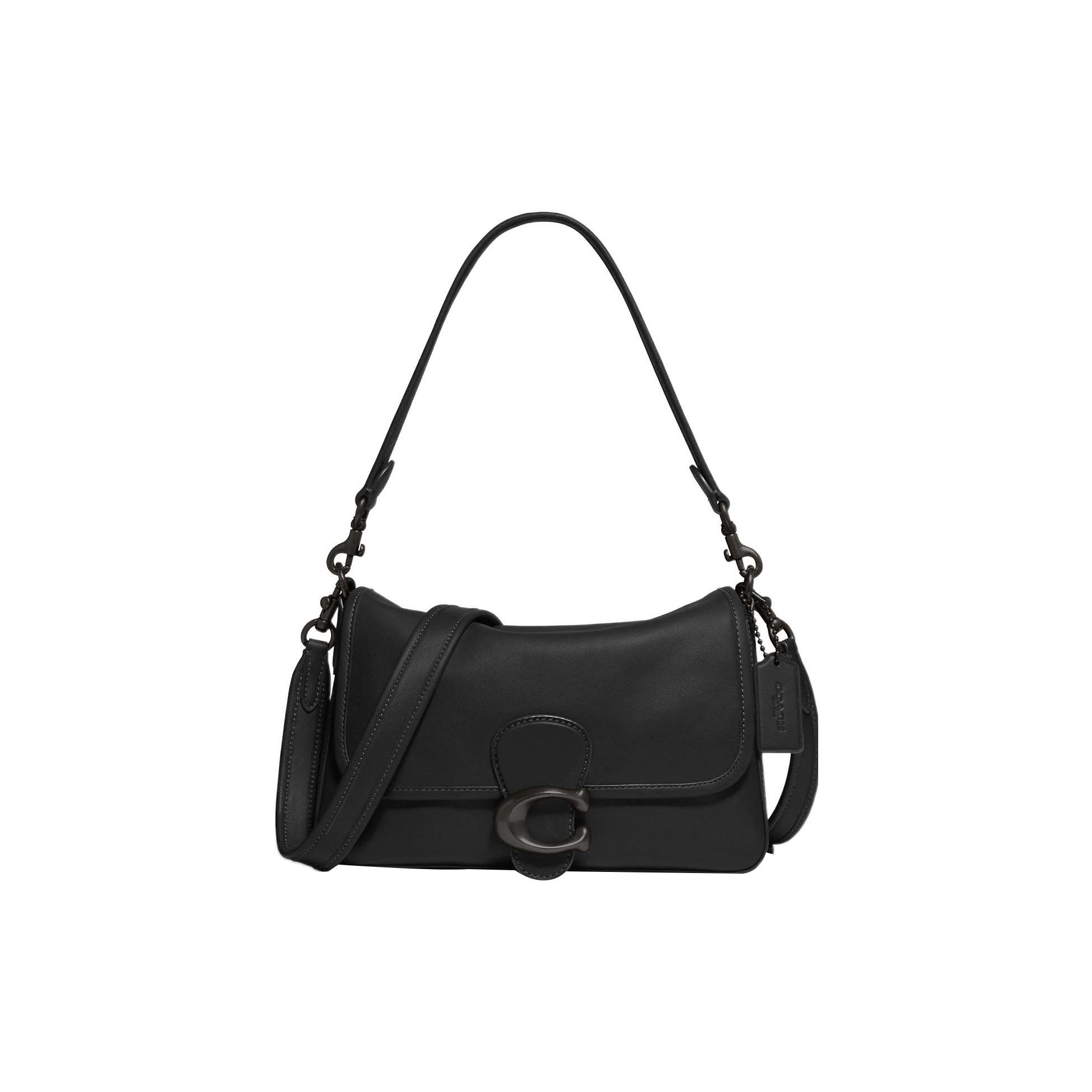 

Coach Tabby 27 Flap Leather Crossbody Shoulder Bag Women bags Black C4823-V5BLK Basic Set (Bag+Dust Bag)