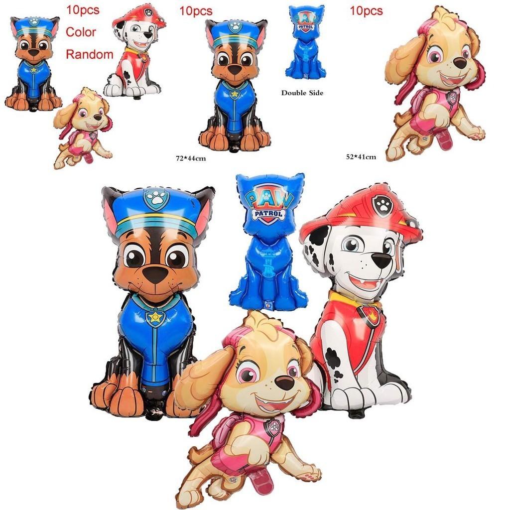 Lebhaftes Paw-Ballon-Set mit Marshall, Chase und Skye für unvergessliche Geburtstagsfeiern