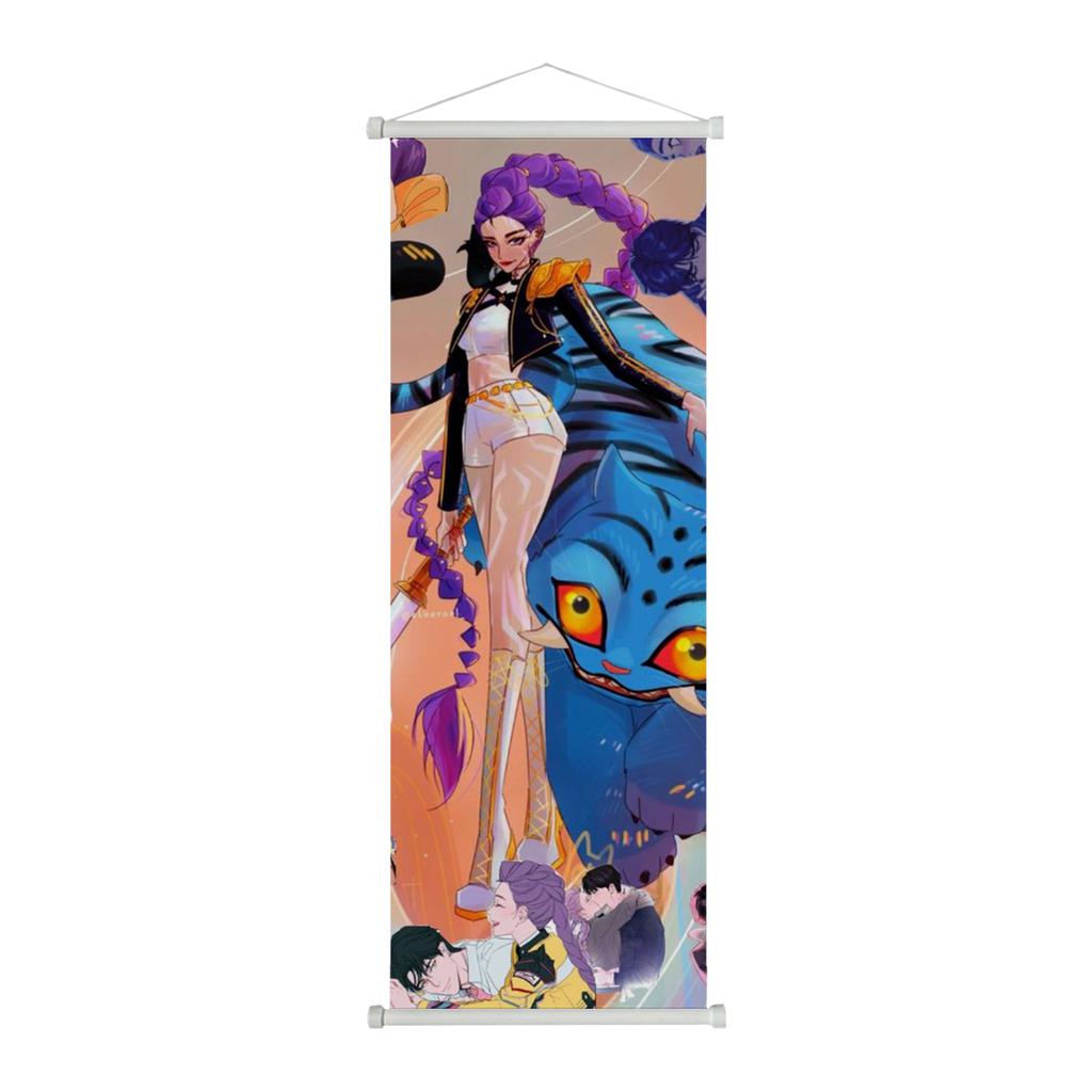 Anime Movie Peripheral Scroll Painting Poster Interior Decoration Painting ,1pc ,9.8in*27.5in