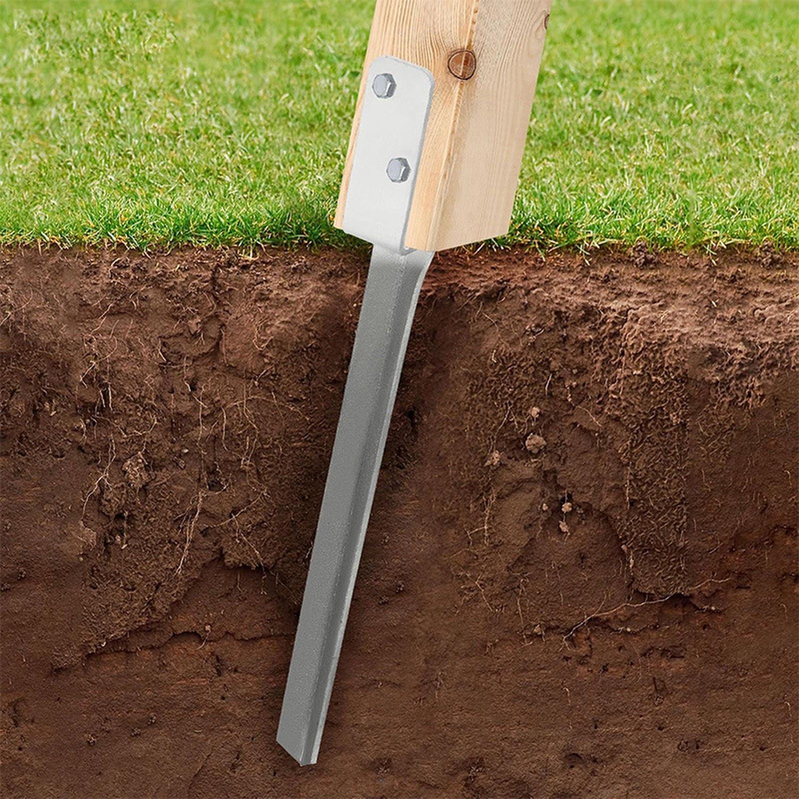 ABJO-Деревянная свая Ударная гильза Стальной молоток Анкер Деревянный столб Армирование Грунтовый анкер Подходит для качелей one size