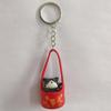 Cartoon Cats Keychain Lovely Kitten Keyring Backpack Handbag Pendant Car Key Chain Adorable Pet Bag Charm Decorations