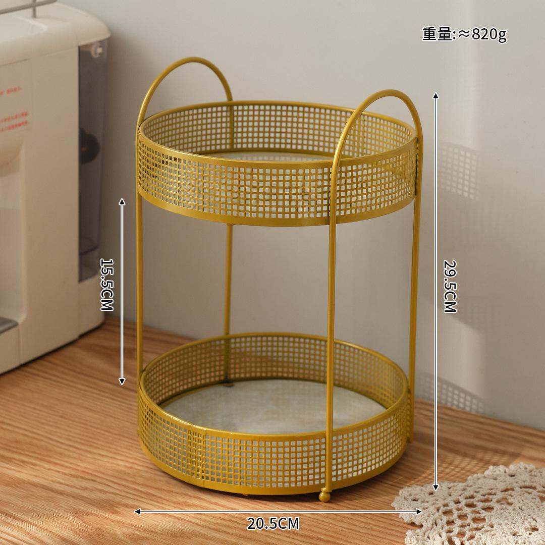 

Фруктовая корзина многоярусная фруктовая тарелка подставка гостиная журнальный столик бытовая подставка для закусок скандинавская стойка для хранения конфет Round