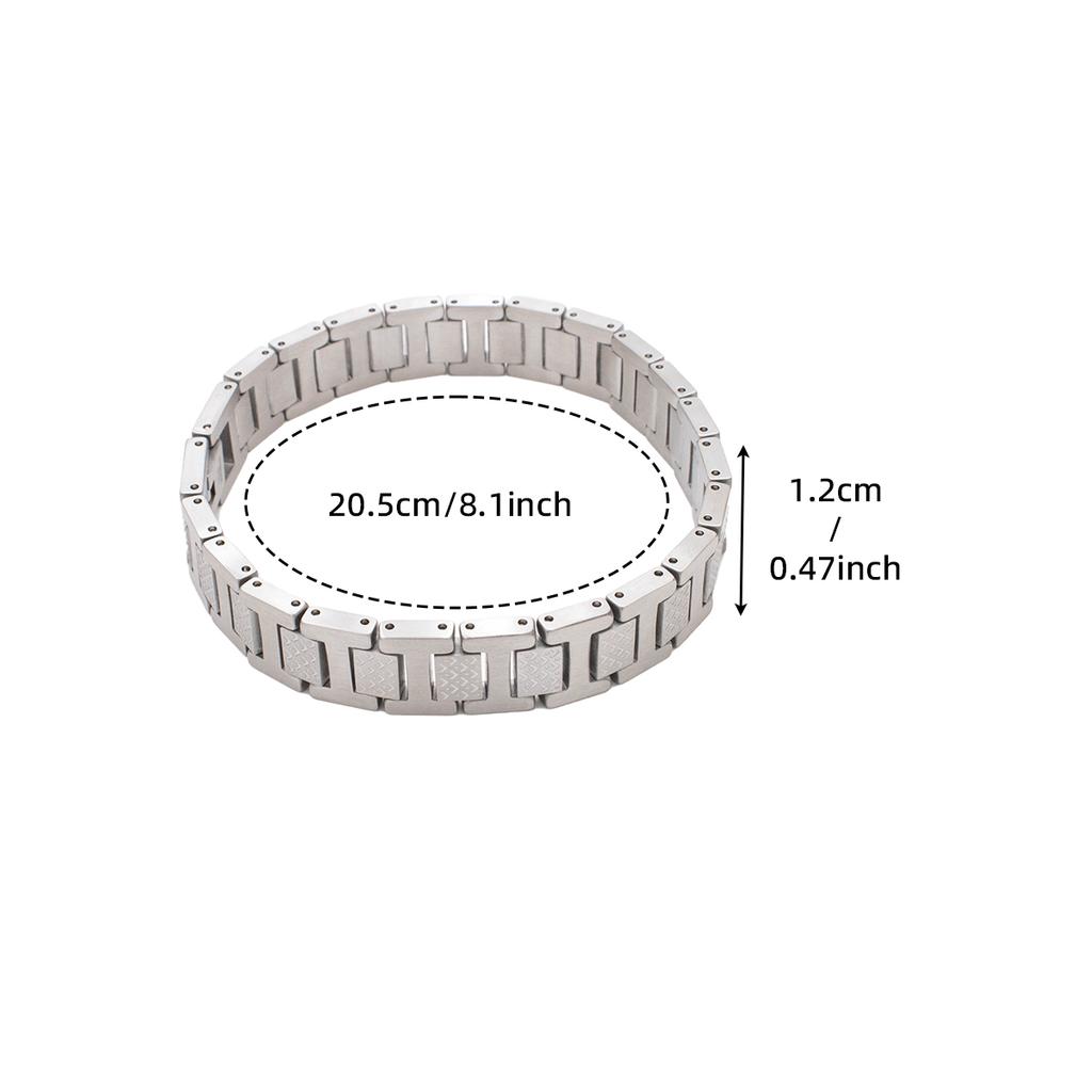 12 MM Breite Uhrenarmband Edelstahlarmband Damen/Herren Mode Minimalist Punk Stil Armreif Party Feiertags Schmuck Geschenke