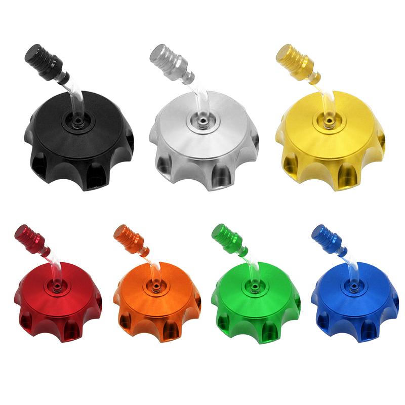 Fuel Gas Tank Cap Aluminum Alloy CNC Gas Fuel Tank Cap Cover 48.5mm for 125 140 150 160 CC Pit Dirt Motor Bike