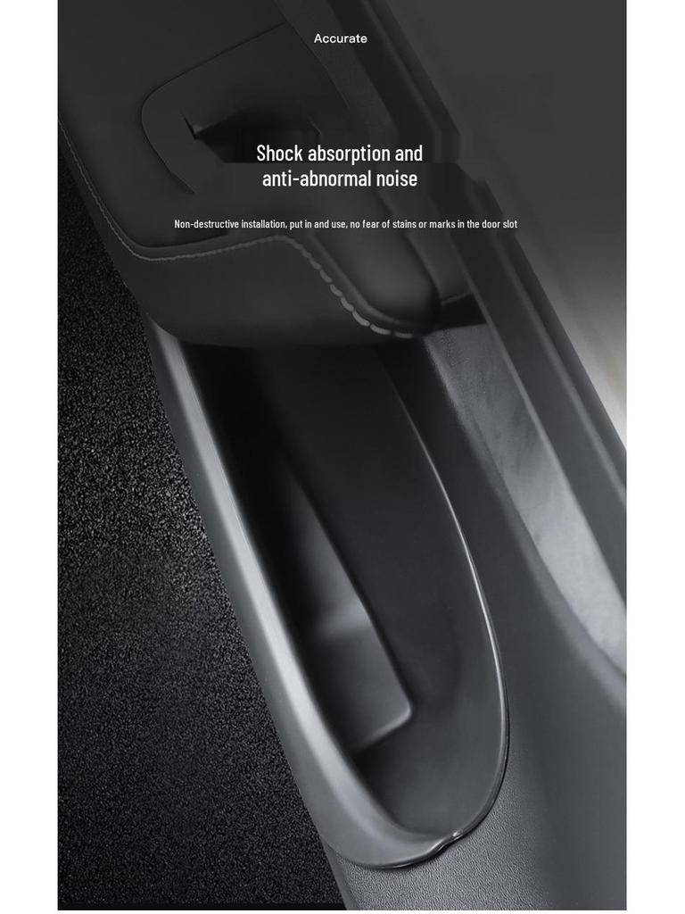New Model Y/3 Facelift Tesla Door Storage Box Pad - Full Coverage Interior Accessory