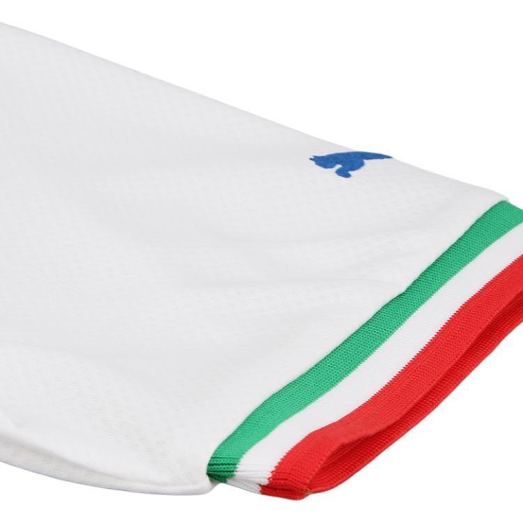 PUMA Soccer Jerseys Men's White Blue Moderate Straight Fit 76565002