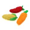 Dogs Realistic Vegetable Squeaky Toy for Aggressive Chewer Plush Teether Toy for Training Cleaning Interactively Toy