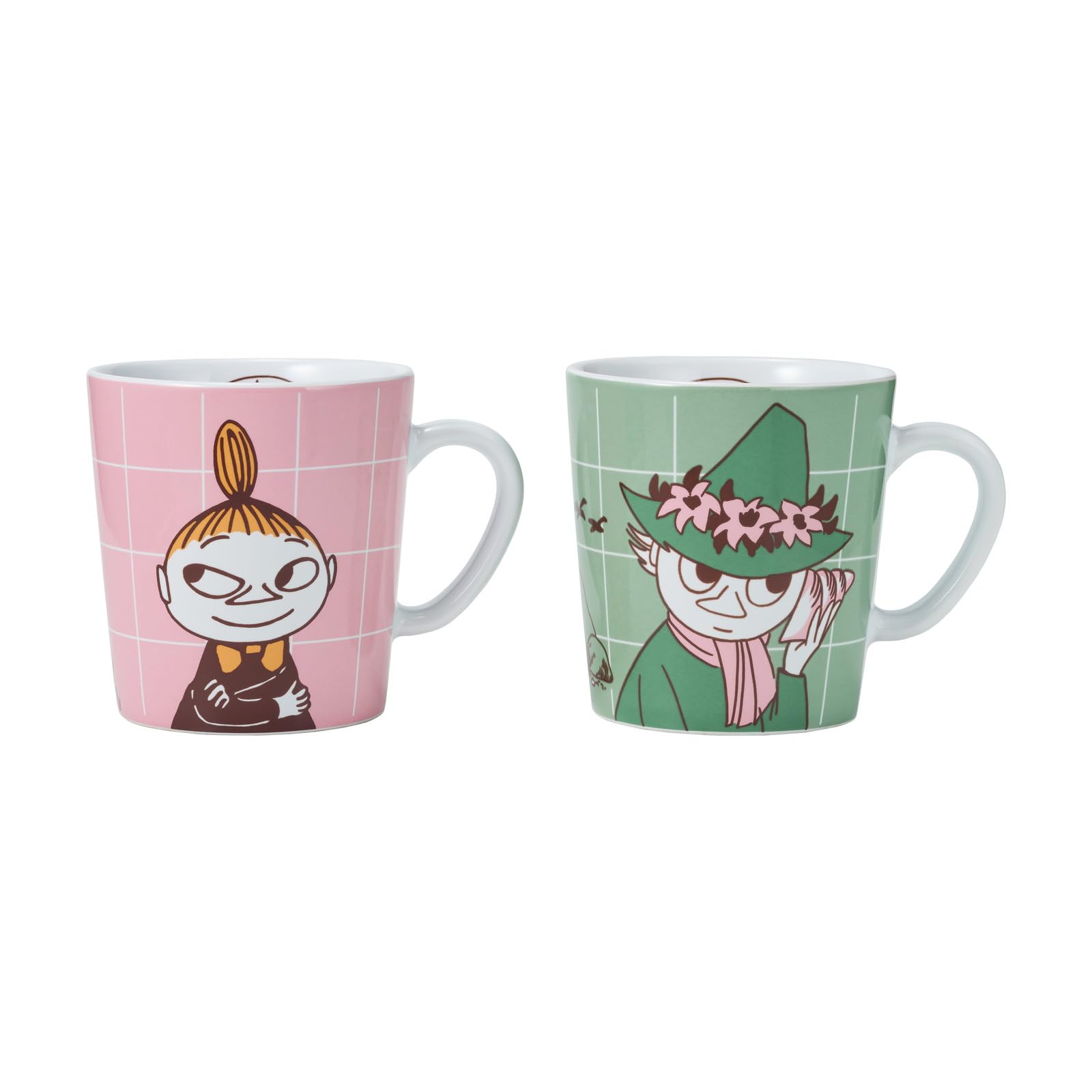 Moomin Arabia Moomin POP Mug Little My 280ml [Officially Imported] Pair, & Snufkin, Approx.