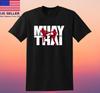 Muay Thai Men's Black Size S-5XL