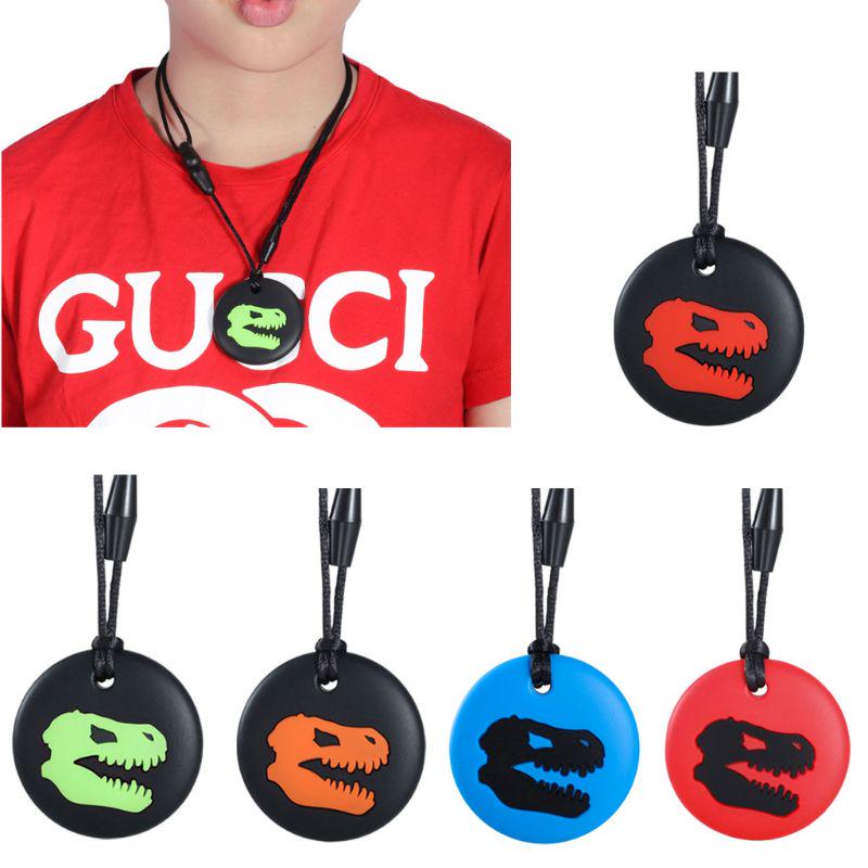 Chewable Necklace for Kids Teething Toys Designed for Autism Sensory Teether Toy