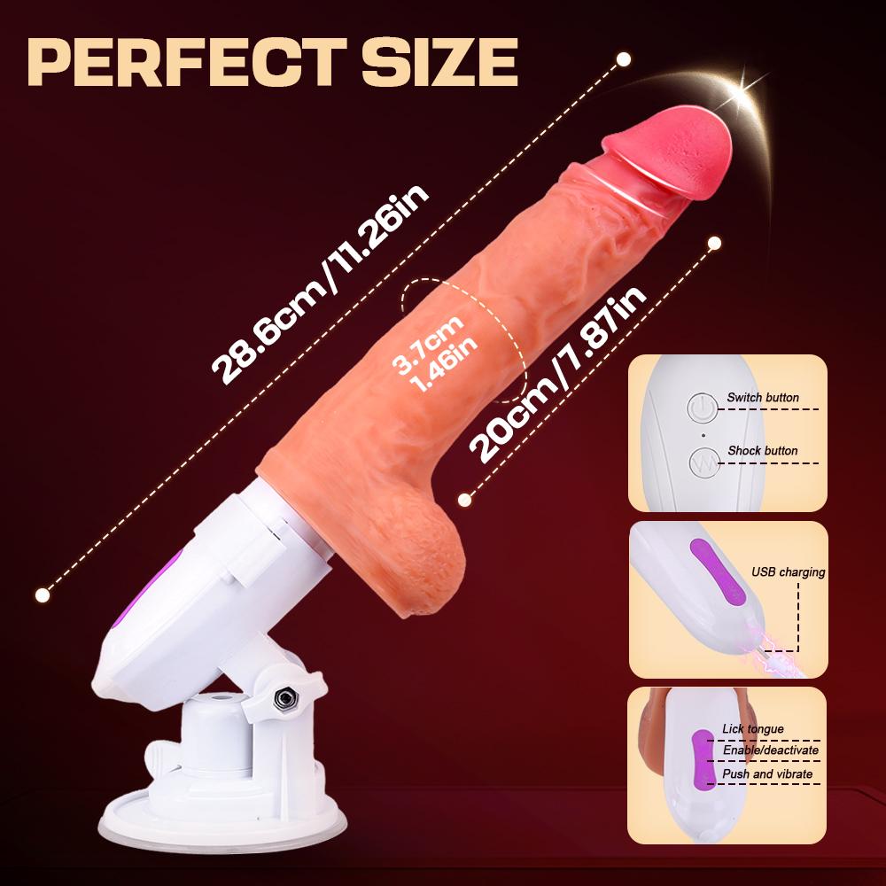 Exkluzivní silikonové vibrační masturbátory pro ženy s teleskopickým a vibračním režimem, sexuální hračky pro dospělé, typ 2