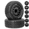 4 Pieces Tires DIY Accessory Easy Installation Model Spare Part Replacement Upgrade Accessories