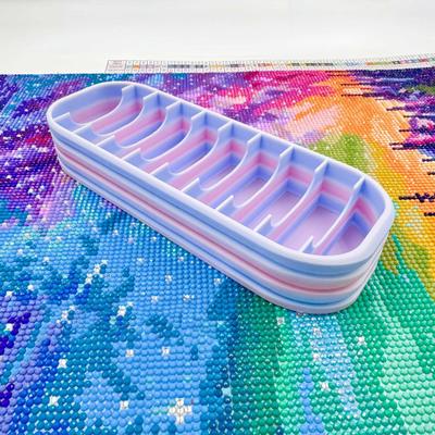 Opbergdoos voor Diamantzakjes 10 Vakjes Diamantzakje En Pen Organizer Houder voor Knutselaccessoires voor Diamant Kunst Liefhebbers