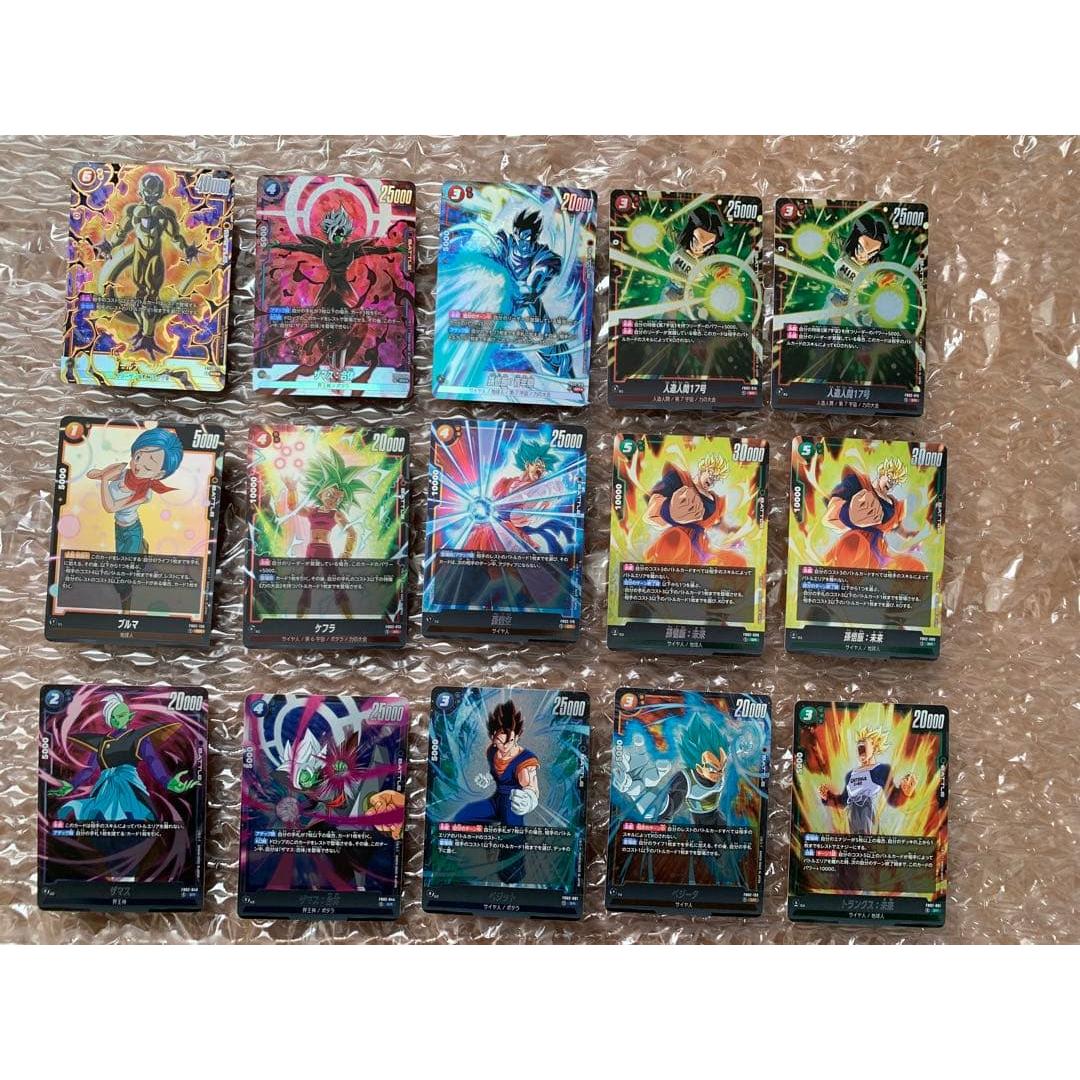 [Good Condition] Dragon Ball Fusion World SR or above 15 pieces set