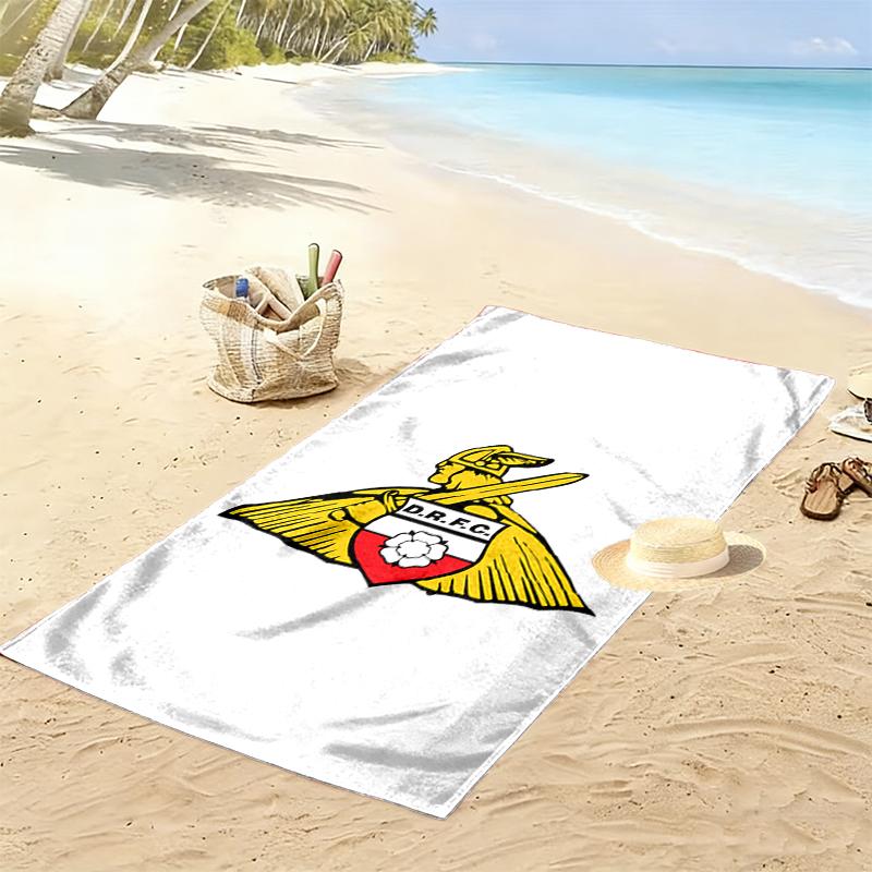 Doncaster Rovers Football Club Print Beach Towel Large Soft Quick Dry Towel For Beach Camping Swimming