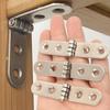 10 Pcs Folding Hinge Iron 180 Degree Silent Flap Hinge for Sewing Machine Cabinet Door Hinge Furniture Hardware Accessories