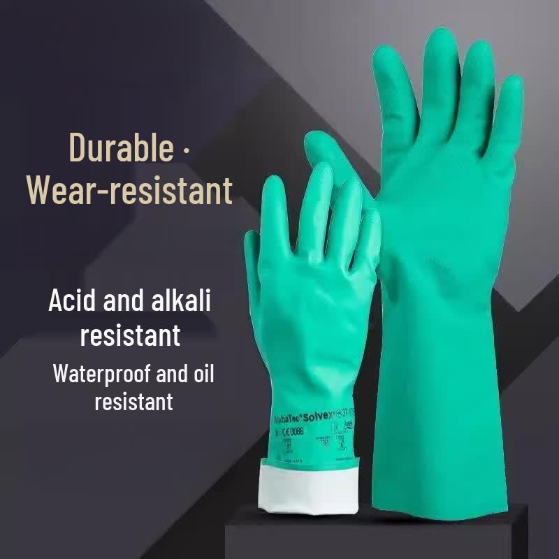 Ansell Solvex Nitrile Chemical Resistant Gloves