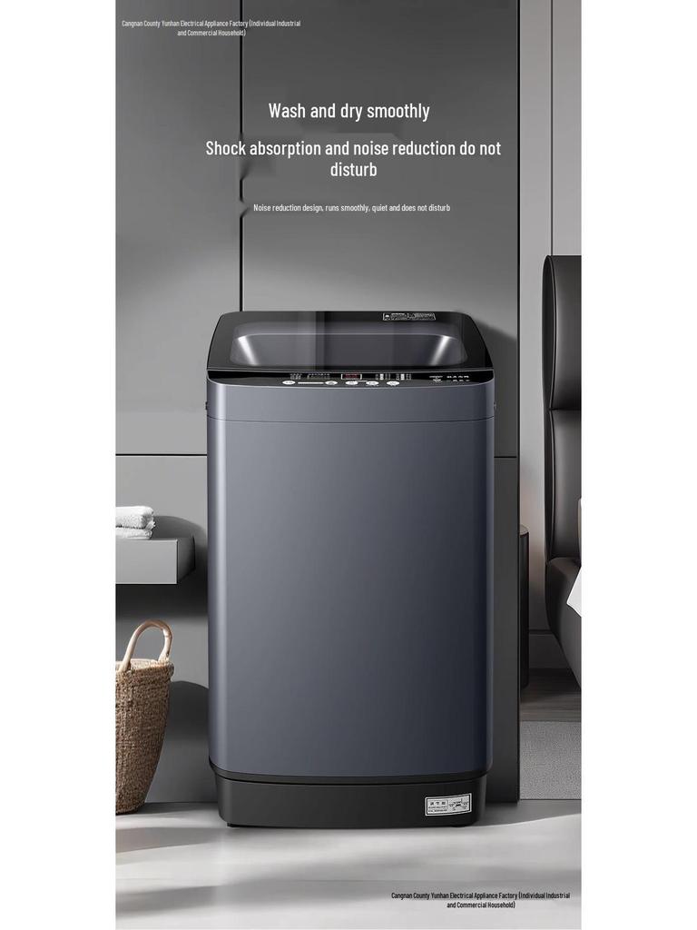 Compact Washer-Dryer Combo: Fully Automatic, Large Capacity, Ideal for Rentals and Small Dorms
