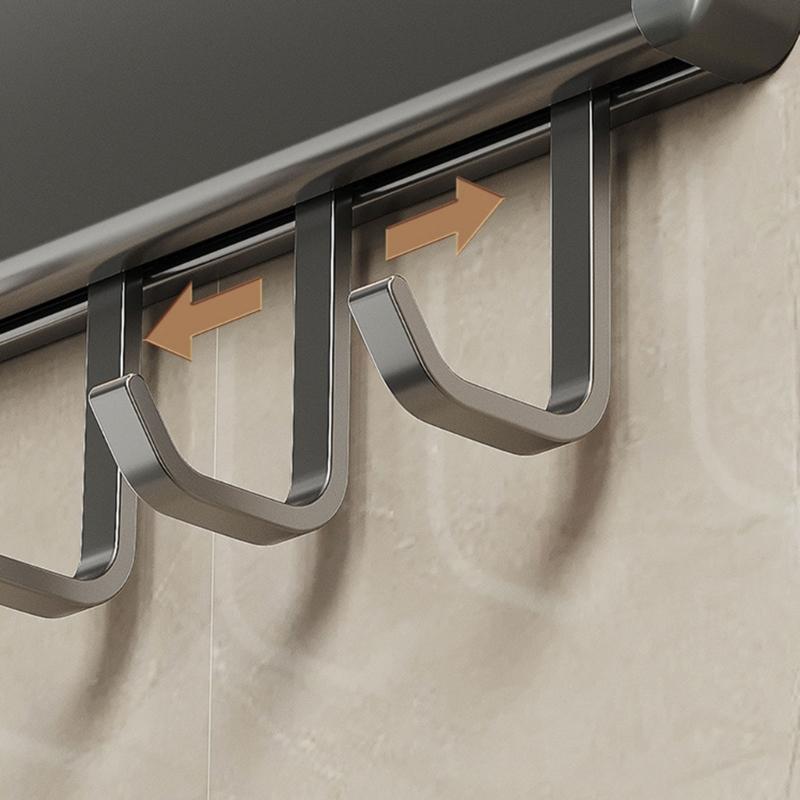 Towel Hooks Wall Mounted Adhesive Shower Hook Rack Organiser Hooks for Bathroom