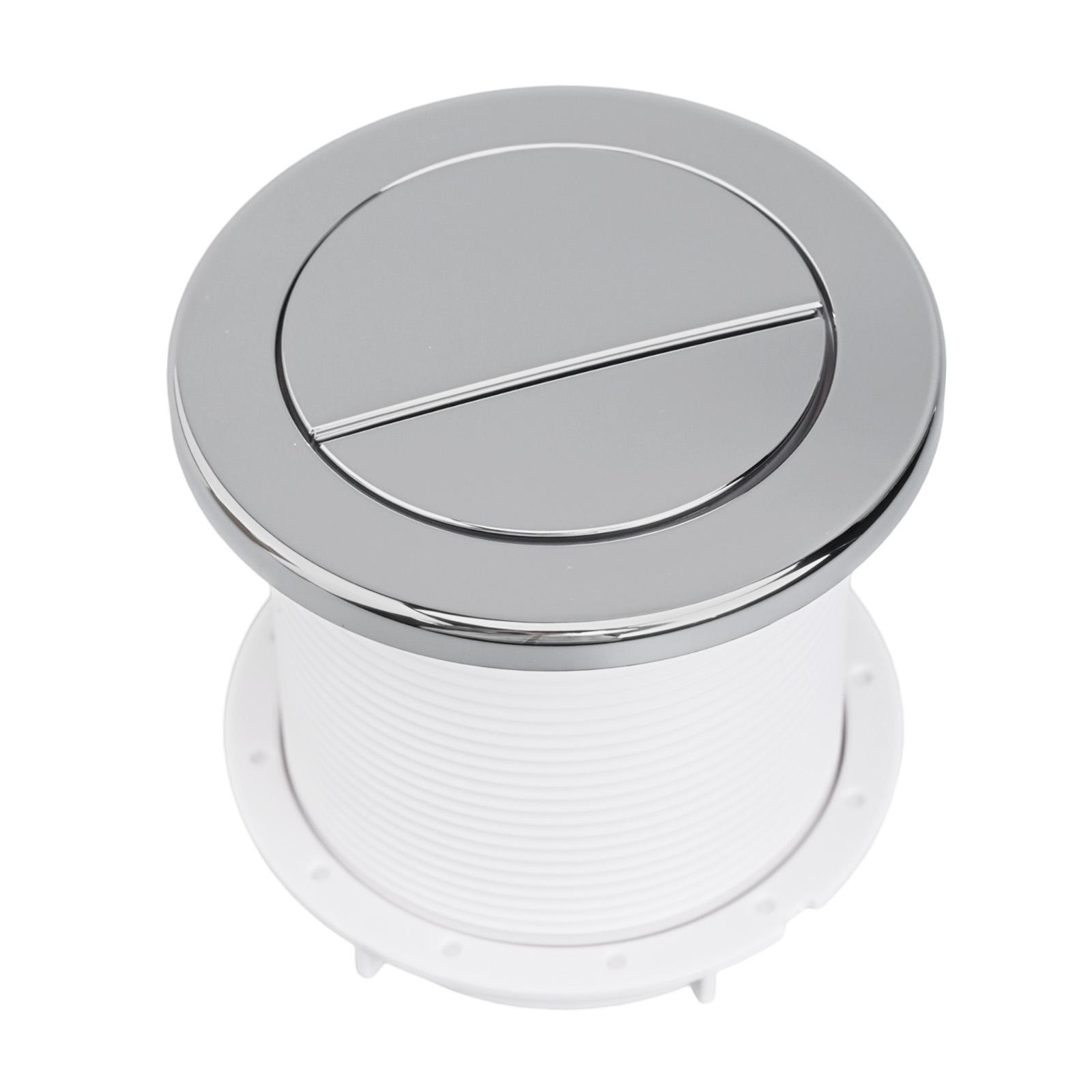Toilet Water Tank Flush Button For Toilet Toilet Water Tank Drain Valve Button Toilet Button ABS White 84x98mm Double Flush Gold