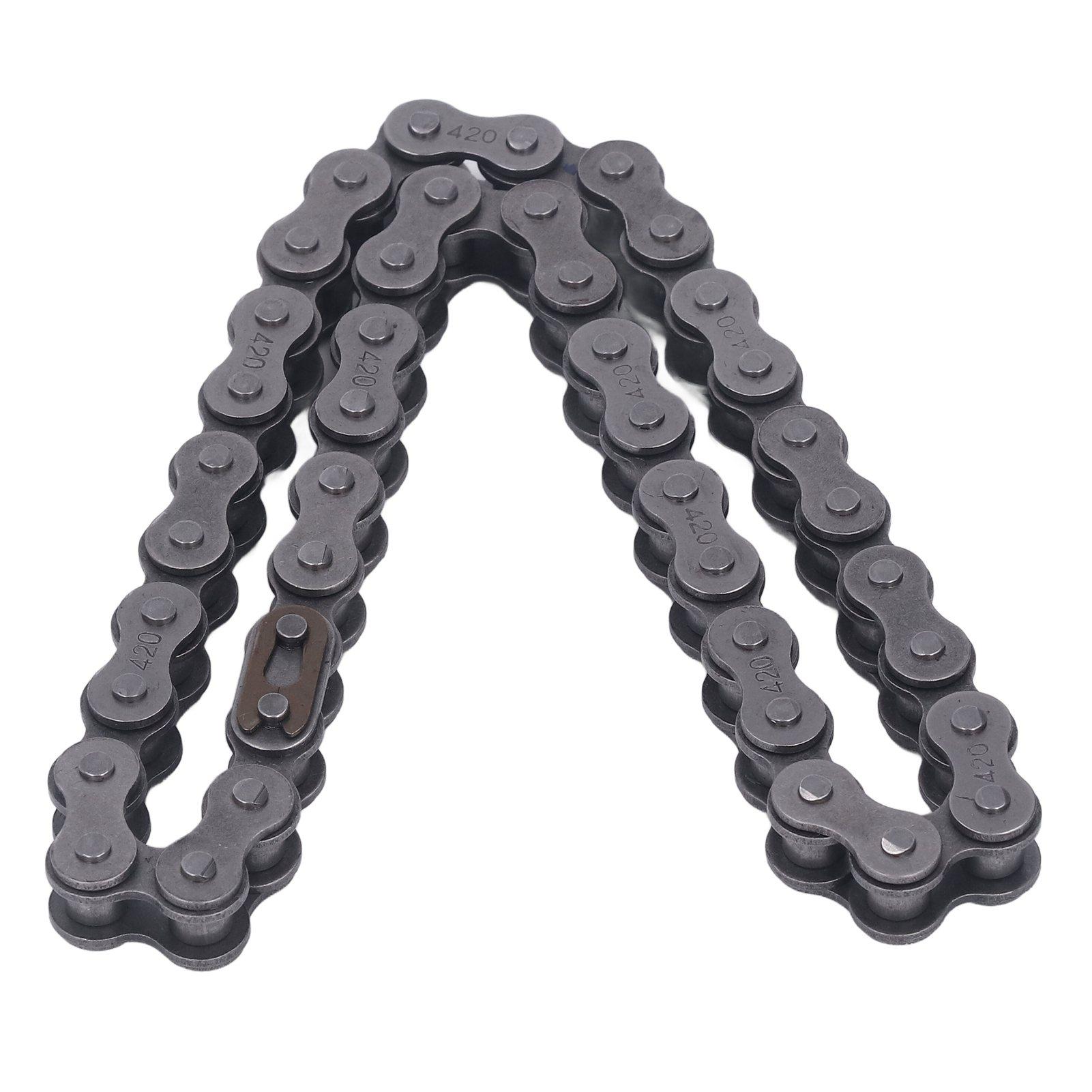 

42 Links Front Jackshaft Chain 420 Carbon Steel Replacement for Coleman CT200 CT200U CT200EX