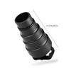 Conical Snoot Kit Aluminium Alloy Snoot with Honeycomb Grid and Color Gel Filters Fit for Godox Nikon Flash