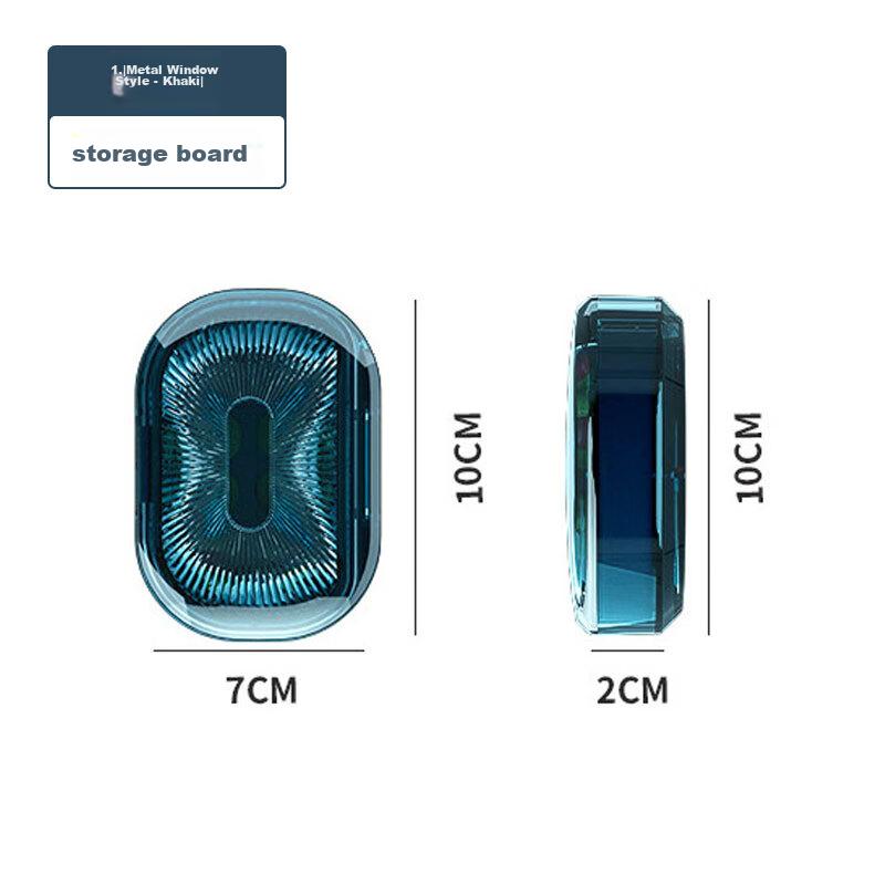 Youjialiangpin Portable Mini Pill Organizer, Weekly Seven-Day 6-Compartment Blue Box