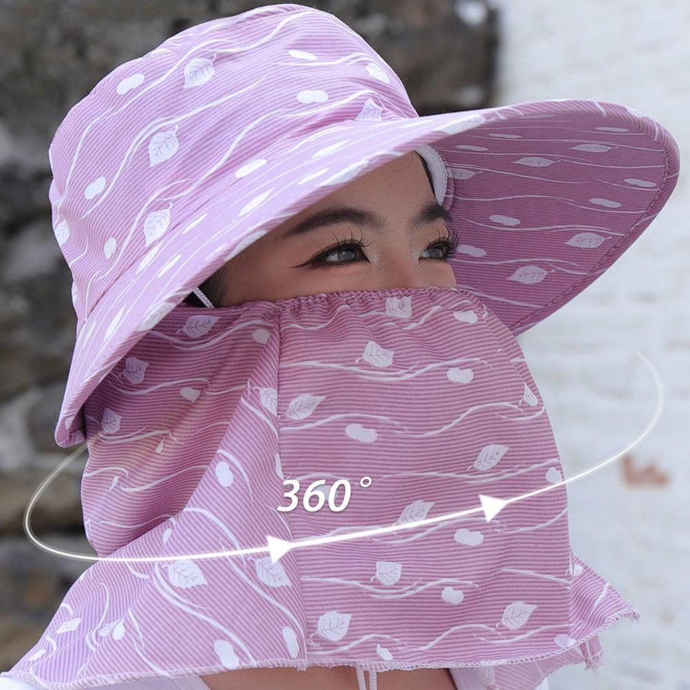 Timp liber Vară Pălării cu boruri largi UV Pălărie de soare Husă de protecție Capace pentru vizor