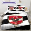 Al Ahly Pattern Bedding Set Quilt Cover Pillowcase Home Decor Gift (1 * Duvet Cover + 2 * Pillowcase, Without Core)