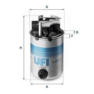 Ufi 24.095.01 Ufi Fuel Filter