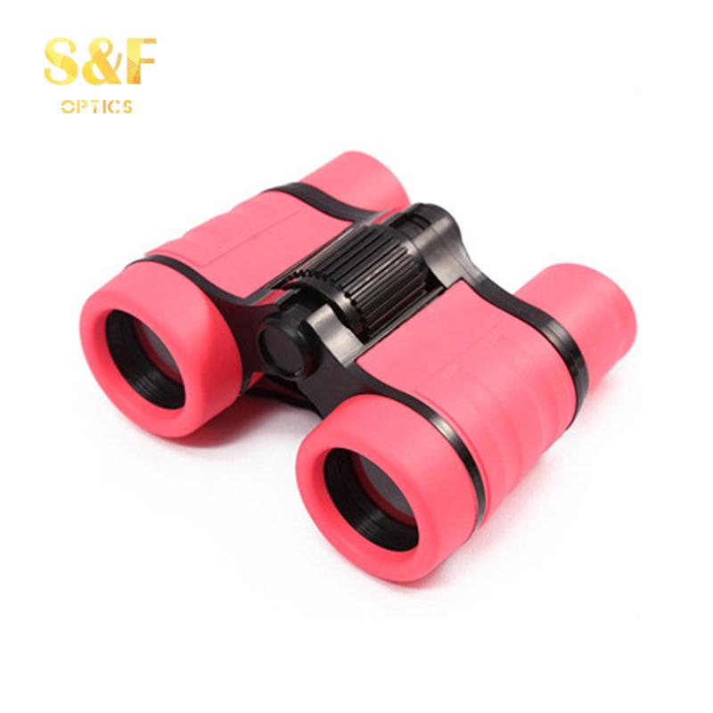 

Професійний дитячий бінокль 4x30, складна оптика, дитячий навчальний телескоп для спостереження за птахами рожевий