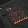 New FILA Velvet Feel Coat Men's Jet Black F51M249998F-BK