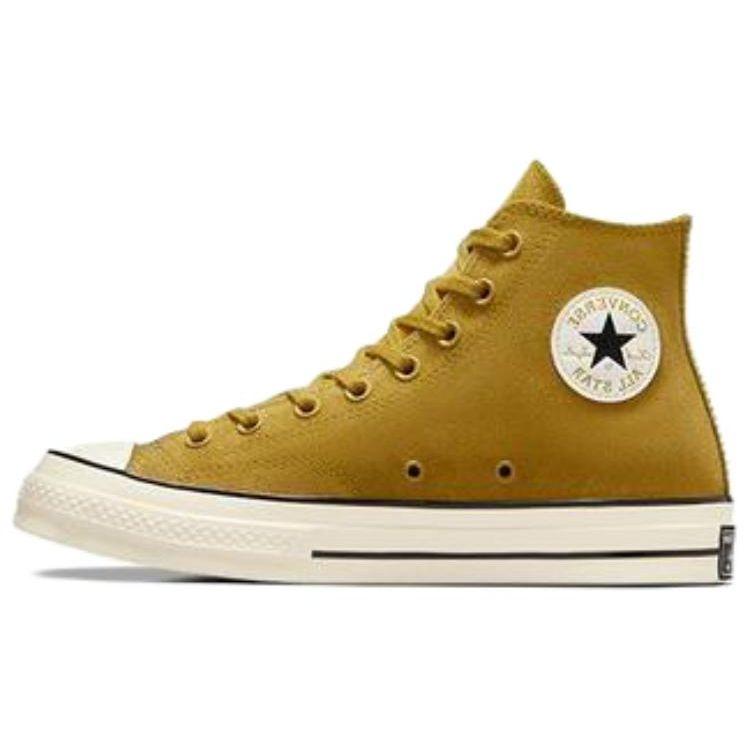 Converse Chuck 70 Plus Casual Simple High-Top Canvas Shoes Unisex Sneakers Yellow A05598C
