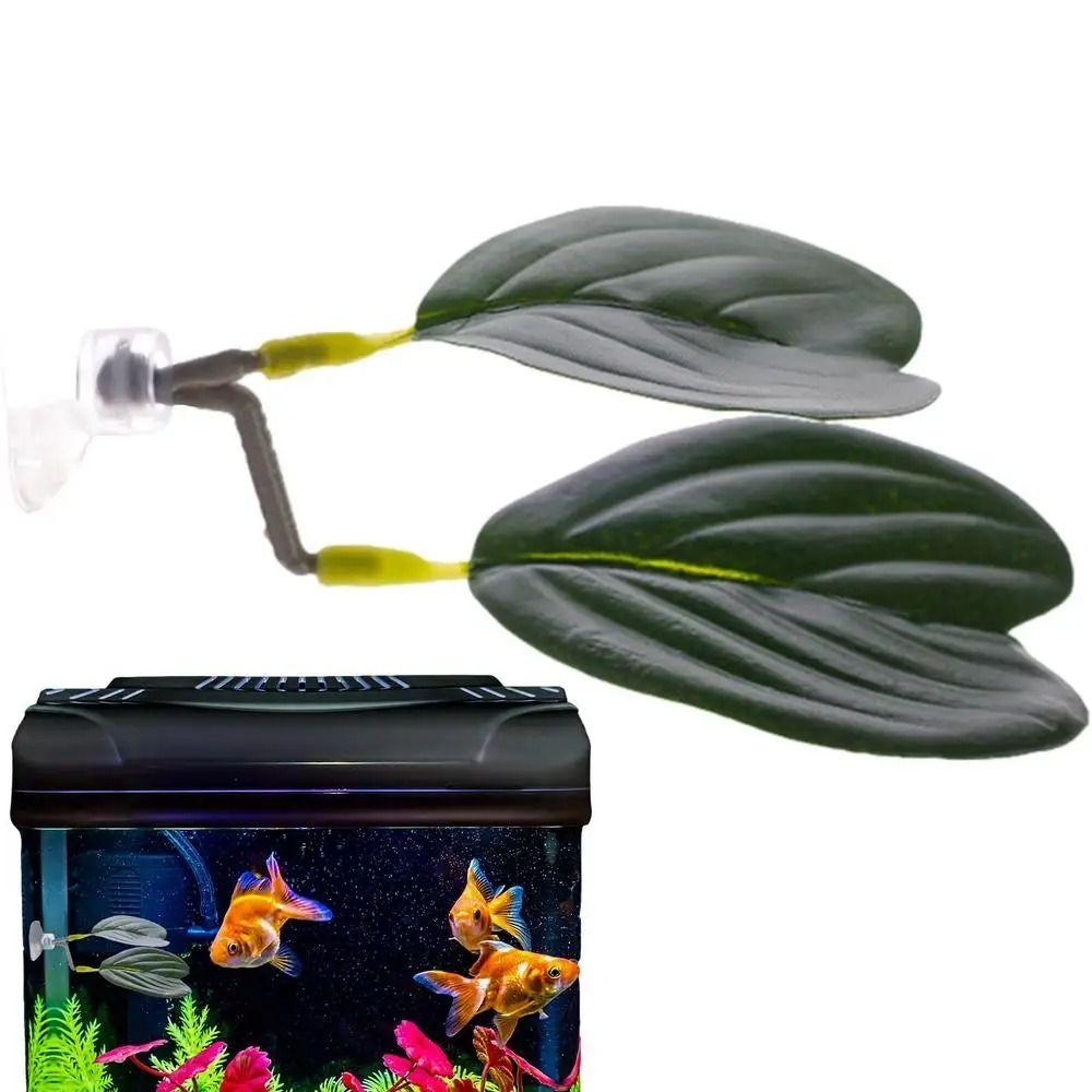 With Suction Cups Aquarium Landscaping Simulated Artificial Plants Fish Spawning Leaf  Fish Tank