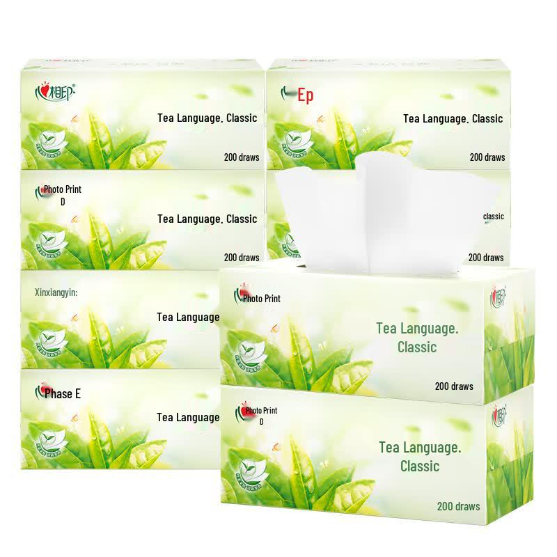 Mind Act Upon Mind Tea Talk 3-Ply Boxed Facial Tissues