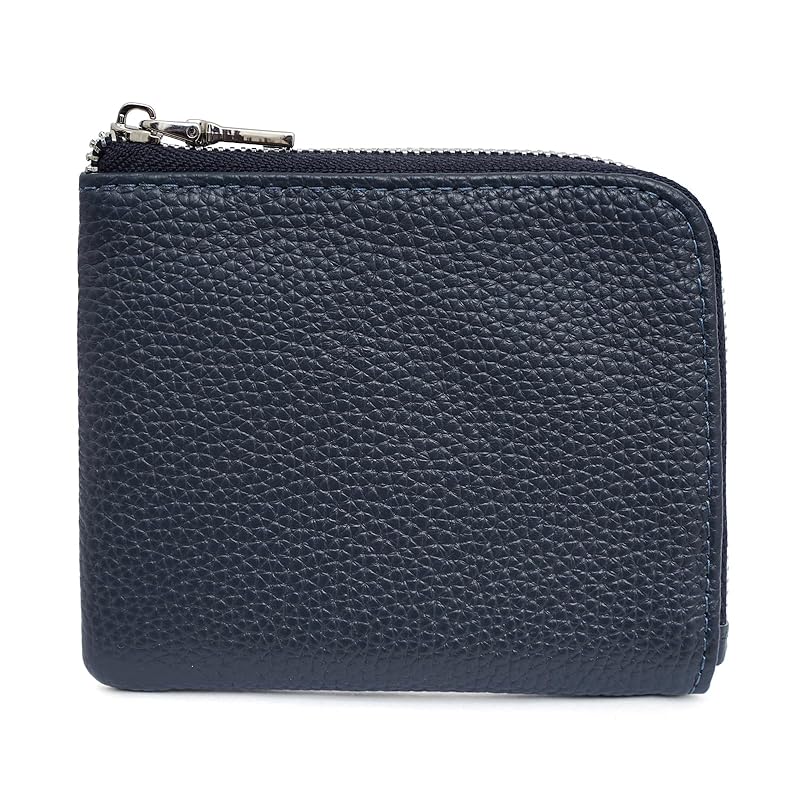 

mini wallet L-shaped round zipper genuine leather cowhide mini wallet Thin thin compact light small wallet coin purse wallet ladies men s wallet