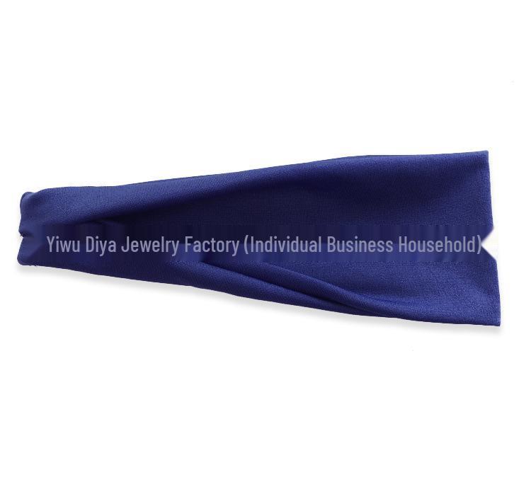 Unisex Sports Headband: Sweat-Absorbing Yoga Hair Band for Running