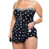Costume da bagno donna taglie forti con stampa a pois Costume da bagno estivo sexy slim fit da donna