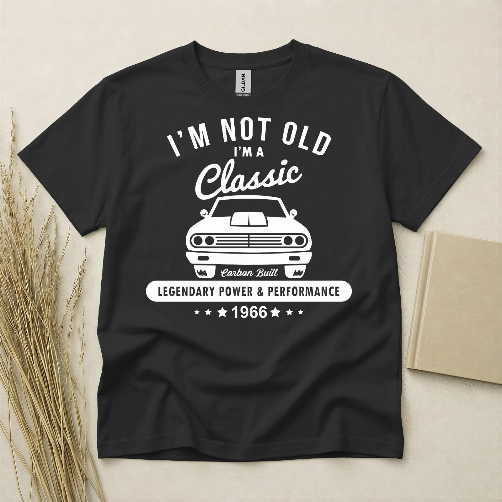 60th Birthday T Shirt Born In 1966 Gift 60 Year Old T-Shirt Classic Car Muscle S разноцветный
